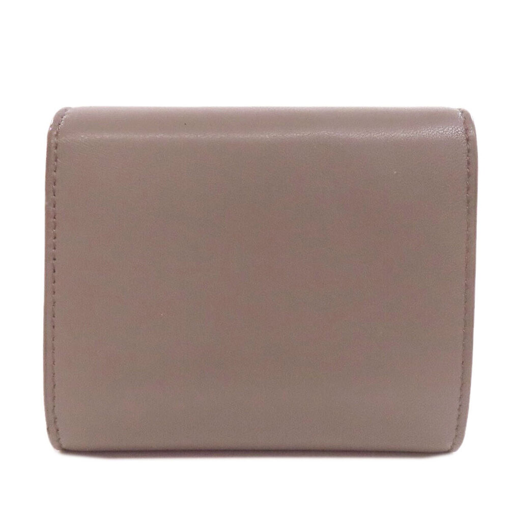 Celine bi calfskin Wallet flap Triomphe fold leather